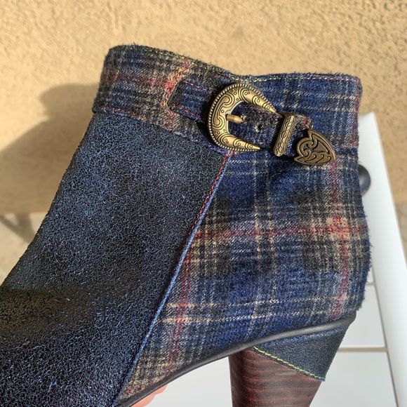 L’ Artiste Spring Step Scottala leather tweed booties size 9 ( European 40) - Picture 15 of 16
